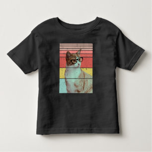 CAMISETA DE BEBÉ TRENDY FUNNY CUTE CAT VINTAGE