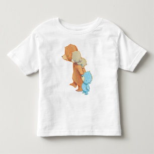 Camiseta De Bebé Tres amigos adorables del oso
