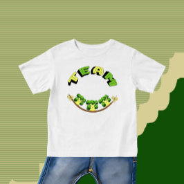 Camiseta De Bebé Tres brócolos