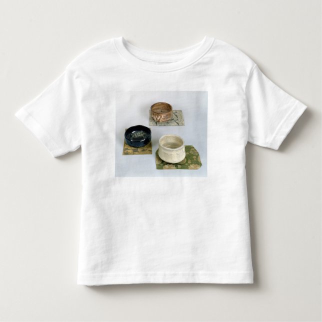 Camiseta De Bebé Tres chawans usados para las ceremonias de té, (Anverso)