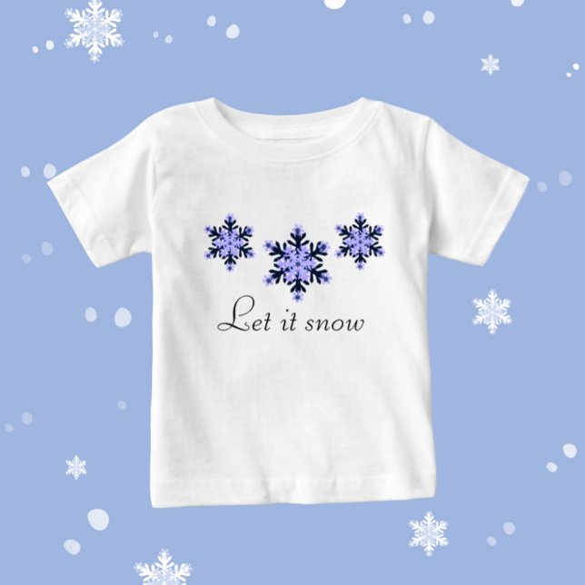 Camiseta De Bebé Tres copos de nieve (Subido por el creador)