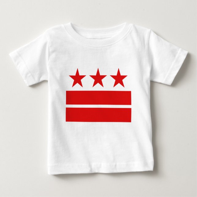 Camiseta De Bebé Tres estrellas 2 barras (Anverso)