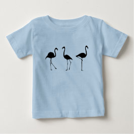 Camiseta De Bebé Tres flamencos
