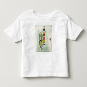 Camiseta De Bebé Tres hombres que equilibran en dos góndolas, 1772