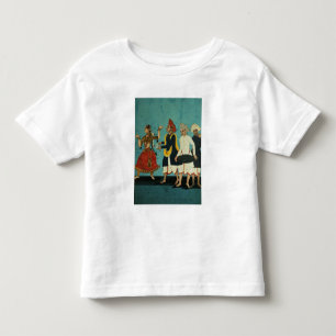 Camiseta De Bebé Tres músicos y un chica de baile, Tanjore, Tamil