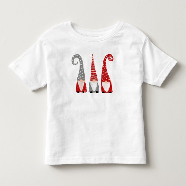 Camiseta De Bebé Tres Navidades de Gnomes se burlan de la fiesta (Anverso)