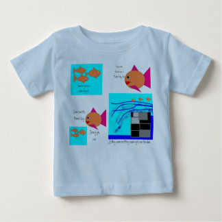 Camiseta De Bebé Tres pequeños pescados