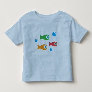 Camiseta De Bebé Tres pescados banales