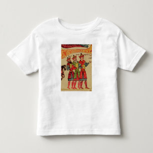Camiseta De Bebé Tres unos de los reyes magos, detalle de la