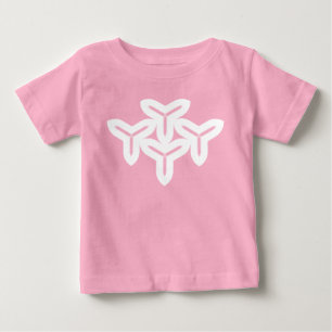 Camiseta De Bebé Tri-blade gótico