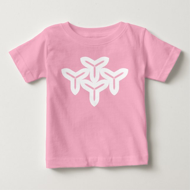 Camiseta De Bebé Tri-blade gótico (Anverso)