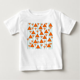Camiseta De Bebé Triángulos Art Deco