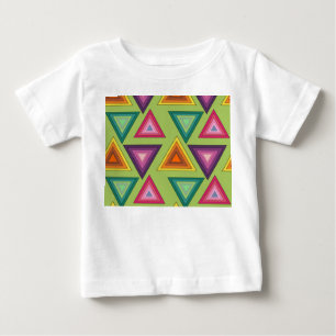 Camiseta De Bebé Triángulos de los años 1970