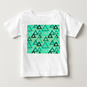Camiseta De Bebé Triángulos dispersos