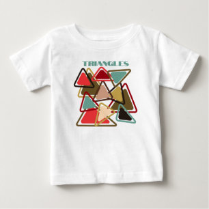 Camiseta De Bebé Triángulos Picantes 