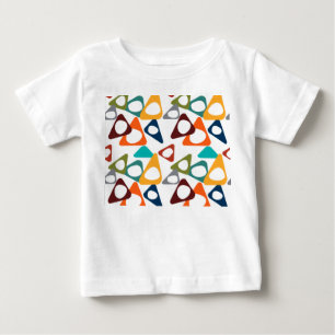 Camiseta De Bebé Triángulos redondeados