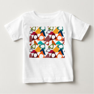 Camiseta De Bebé Triángulos redondeados
