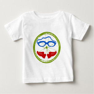 Camiseta De Bebé Triathlon Face