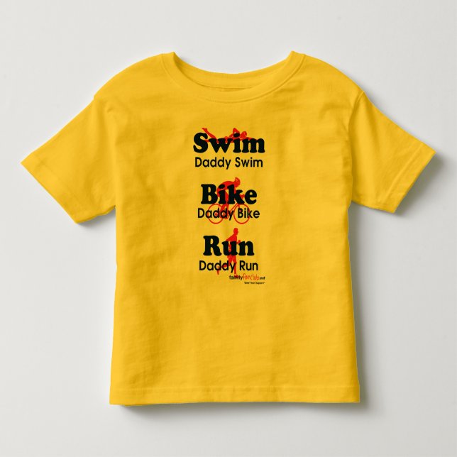 Camiseta De Bebé Triathlon James - equipo Guynes (Anverso)