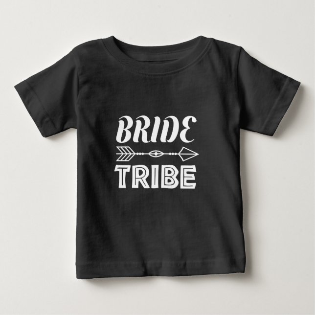 Camiseta De Bebé Tribu de la Novia   (Anverso)