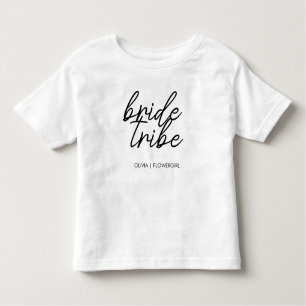 Camiseta De Bebé Tribuna de novias Niña de flores Bodas moderna