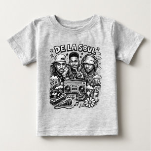 Camiseta De Bebé Tributo de Hip Hop de De La Soul Ropa Callejera Vi