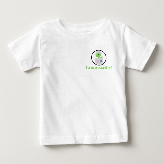 Camiseta de bebé Triceratops (Anverso)