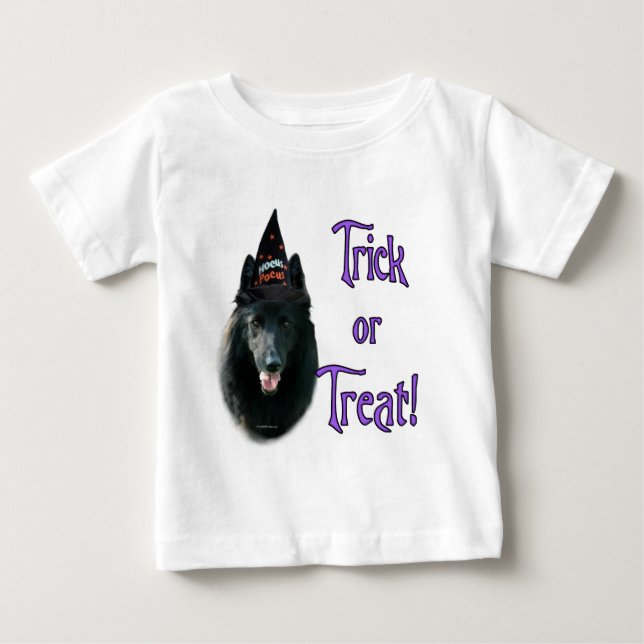 Camiseta De Bebé Trick de Sheepdog Belga (Anverso)