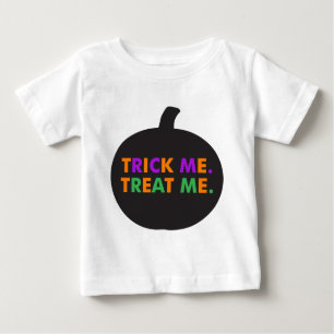 Camiseta De Bebé Trick Me Trate, Multi-Colores