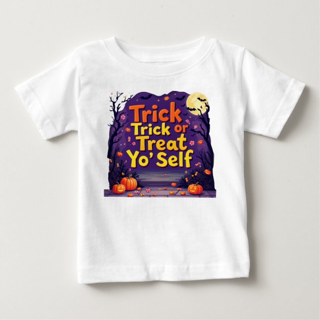 Camiseta De Bebé Trick o tratarte a ti mismo (Anverso)