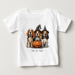 Camiseta De Bebé Trick O Treat Halloween Beagle Dogs