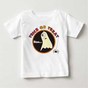 Camiseta De Bebé Trick o Trek Cabrones Fantasmas