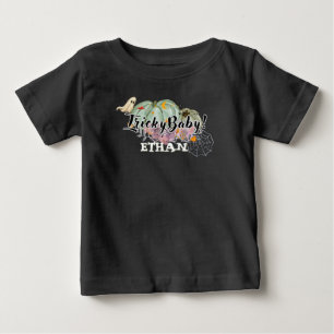 Camiseta De Bebé Tricky Baby Halloween 2026personalizado para niños