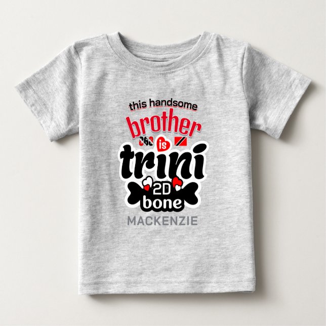Camiseta De Bebé Trini 2 de hueso (Anverso)