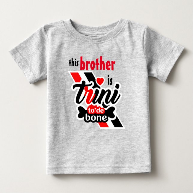 Camiseta De Bebé Trini 2 de hueso (hermano) (Anverso)