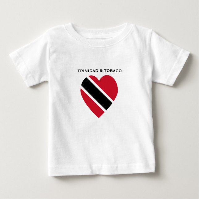 CAMISETA DE BEBÉ TRINIDAD Y TOBAGO (Anverso)