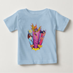 Camiseta De Bebé Trío de Chicas Super Hero de DC