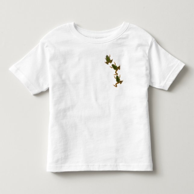 Camiseta De Bebé Trío de la rana que sube (Anverso)