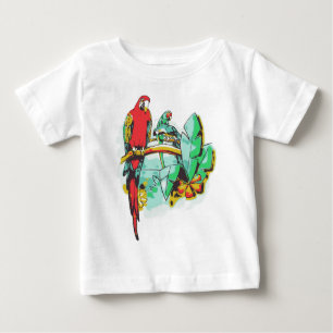 Camiseta De Bebé Trío del loro