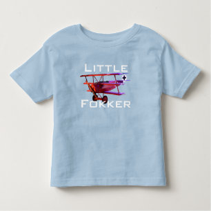 Camiseta De Bebé Triplano "Pequeño Fokker" gracioso