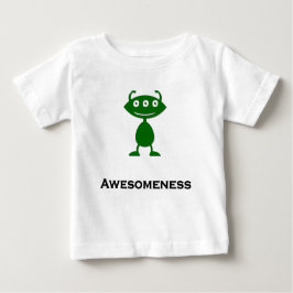 Camiseta De Bebé Triple Eye Awesombe green
