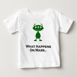 Camiseta De Bebé Triple Ojo De Lo Que Pasa En Marte Green