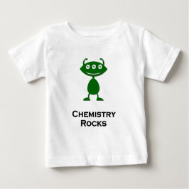 Camiseta De Bebé Triple química ocular Rocas verdes
