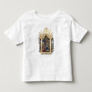 Camiseta De Bebé Tríptico de la adoración del Cristo infantil