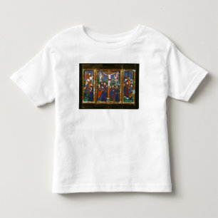 Camiseta De Bebé Tríptico que representa la crucifixión, Lemosín