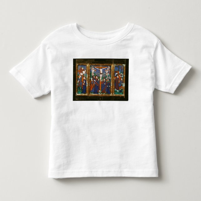 Camiseta De Bebé Tríptico que representa la crucifixión, Lemosín (Anverso)