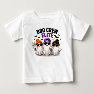 Camiseta De Bebé Tripulación Boo Elite Amigos Divertidos de Fantasm