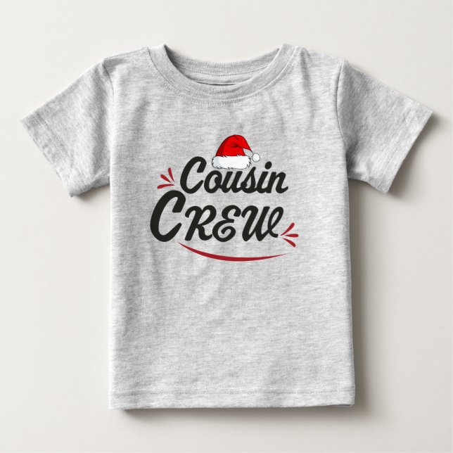 Camiseta De Bebé Tripulación de primos (Anverso)