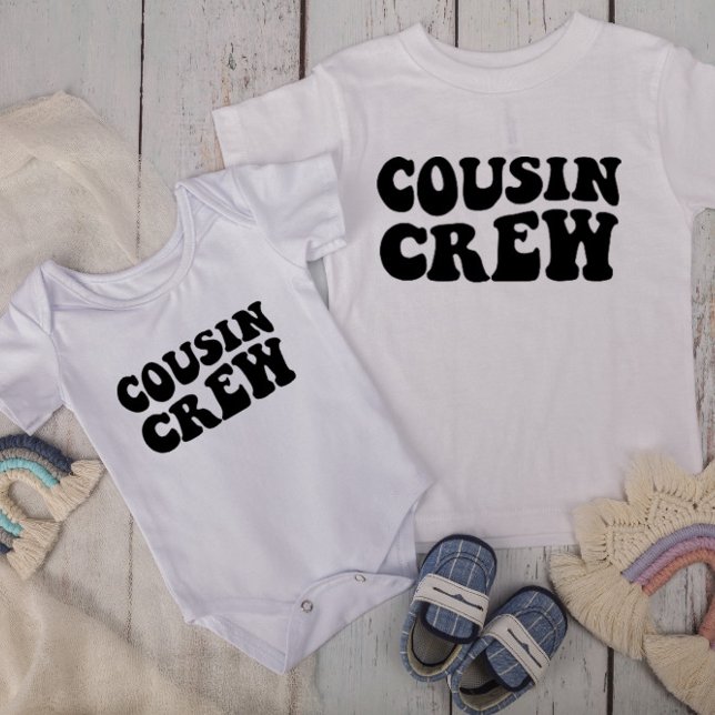 Camiseta De Bebé Tripulación de primos | Familia de coincidencias b (Subido por el creador)