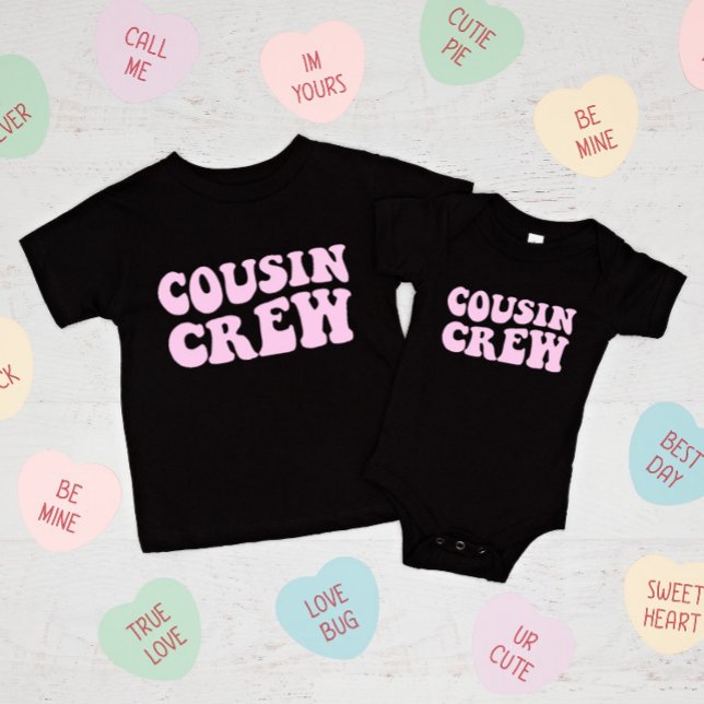 Camiseta De Bebé Tripulación de primos | Familia de correspondencia (Subido por el creador)